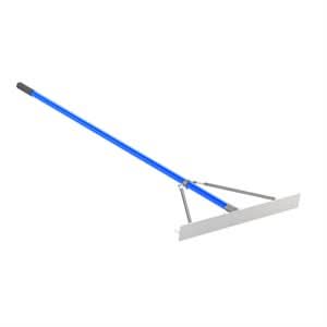 Bon 22 - 241 Smooth Asphalt Lute Rake - Aluminum 30" - 6 Foot Aluminum Handle Equipped with reinforcement braces | Asphalt Tool for Pros - Bayou Tool