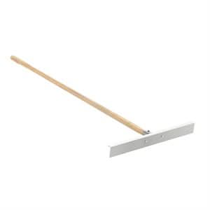 Bon 22 - 530 Lute Rake - Asphalt 30" Head 66" Wood Handle Cast aluminum bracket | Asphalt Tool for Pros - Bayou Tool