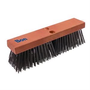 Bon 82 - 410 Steel Wire Asphalt Broom 16" | Brooms & Brushes Tool for Pros - Bayou Tool