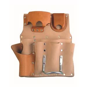 Bon 84 - 433 Tool Holder - Leather 8 Pocket - Right | General Construction Tool for Pros - Bayou Tool
