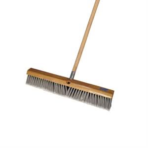 Bon 84 - 516 Floor Broom - 3" Silver Tip Flagged - 18" - Wood Handle | Brooms & Brushes Tool for Pros - Bayou Tool