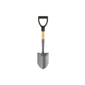 Bon 84 - 674 Mini Round Shovel W/ 19" Wood Handle | General Construction Tool for Pros - Bayou Tool