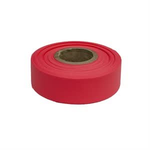 Bon 84 - 773 Flagging Tape - Fluorescent Red - 150 - ' X 1 3/16" | Layout Tool for Pros - Bayou Tool