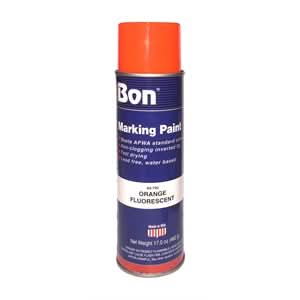 Bon 84 - 792 Marking Paint - Fluorescent Orange - 20 Ounce (12/Pkg) | Layout Tool for Pros - Bayou Tool