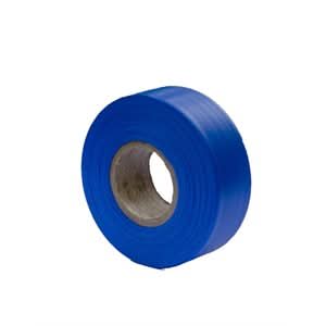 Bon 84 - 835 Flagging Tape - Blue 300 ' X 1 3/16" - (12/Pkg) | Layout Tool for Pros - Bayou Tool