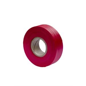 Bon 84 - 837 Flagging Tape - Red 300 ' X 1 3/16" - (12/Pkg) | Layout Tool for Pros - Bayou Tool