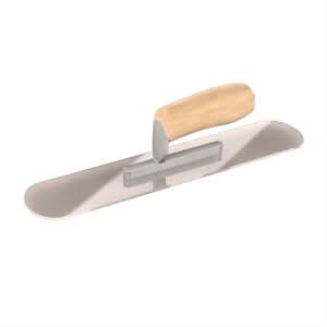 Bon Pro Plus Bon 12 - 906 Swim Pool Trowel - Plex 14" X 4" - Short Shank Camel Handle | Drywall & Plaster Tool for Pros - Bayou Tool