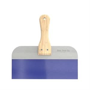 Bon Pro Plus Bon 15 - 153 Taping Knife - Blue Steel 12" X 3" - 7" Wood Handle | Drywall & Plaster Tool for Pros - Bayou Tool
