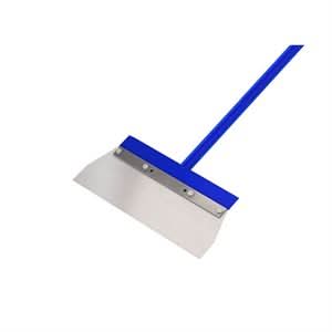 Bon Pro Plus Bon 15 - 379 Floor Scraper - Squareuare Steel Blade - 18" - 5 ' Steel Handle | Drywall & Plaster Tool for Pros - Bayou Tool