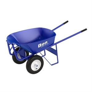 Bon Pro Plus Bon 19 - 102 Roofer's Barrow - 6 Cubic Feet Steel Tray - Double Wheel | Roofing Tool for Pros - Bayou Tool