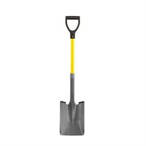 Bon Pro Plus Bon 28 - 147 Shovel - Squareuare Point Closed Back 27" D Fiberglass Handle | General Construction Tool for Pros - Bayou Tool