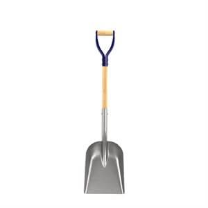 Bon Pro Plus Bon 84 - 698 Scoop Shovel - Aluminum 11" X 14" - 27" D Wood Handle | General Construction Tool for Pros - Bayou Tool