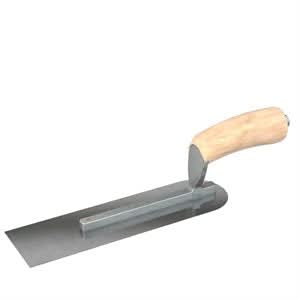 Bon Steel City 66 - 255 Pipe Trowel - Carbon Steel - 10.5 X 3 - Wood Professional grade trowels | Concrete Tool for Pros - Bayou Tool