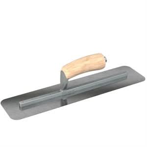 Bon Steel City 66 - 269 Silo Trowel - Carbon Steel - 14 X 4 - Wood Professional grade trowels | Concrete Tool for Pros - Bayou Tool