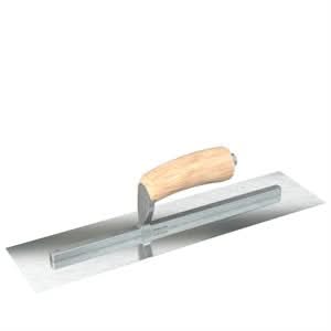 Bon Steel City Bon 66 - 312 Finish Trowel - Square - Razor Stainless - 16 X 4 - Wood | Drywall & Plaster Tool for Pros - Bayou Tool