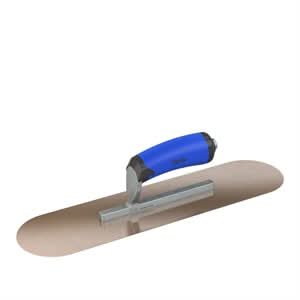 Bon Steel City Bon 67 - 105 Pool Trowel - Golden Stainless - 14 X 4 - Comfort Grip | Drywall & Plaster Tool for Pros - Bayou Tool