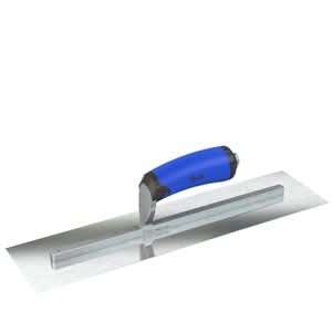 Bon Steel City Bon 67 - 315 Finish Trowel - Square - Razor Stainless - 18 X 5 - Comfort Grip | Drywall & Plaster Tool for Pros - Bayou Tool