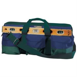 BonDura Bon 41 - 108 Mason Tool Bag - Green/Blue - 24" X 10" X 11" | General Construction Tool for Pros - Bayou Tool
