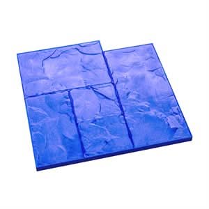 BonWay Bon 12 - 881 Texture Mat - Ashlar Blue - 24" X 24" | Decorative Concrete Tool for Pros - Bayou Tool