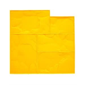 BonWay Bon 12 - 941 Floppy Mat - Ashlar Yellow - 24" X 24" | Decorative Concrete Tool for Pros - Bayou Tool