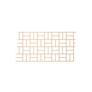 BonWay Bon 32 - 241 Paper Stencil - Basket Weave - 33" X 365 ' | Decorative Concrete Tool for Pros - Bayou Tool