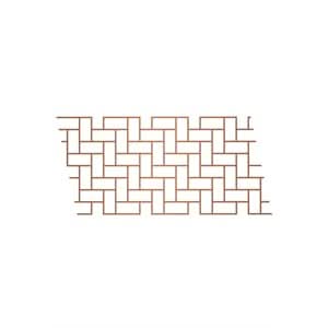 BonWay Bon 32 - 242 Paper Stencil - Herringbone - 33" X 365 ' | Decorative Concrete Tool for Pros - Bayou Tool
