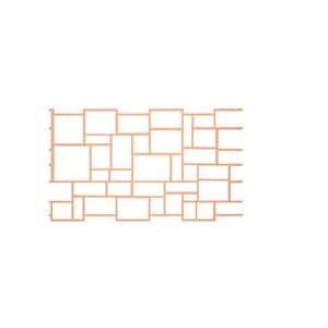 BonWay Bon 32 - 253 Paper Stencil - Ashlar Cut - 36" X 335 ' | Decorative Concrete Tool for Pros - Bayou Tool