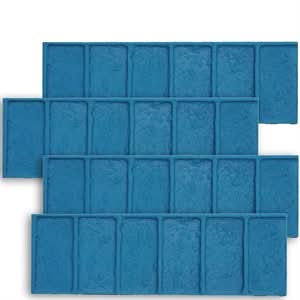 BonWay Bon 32 - 498 Border Stamp Set - Worn Brick (Set Of 4) | Decorative Concrete Tool for Pros - Bayou Tool