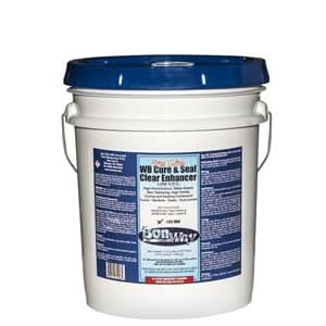 BonWay Bon 32 - 908 Boss Gloss Cure And Seal - Water Base - 5 Gal | Decorative Concrete Tool for Pros - Bayou Tool