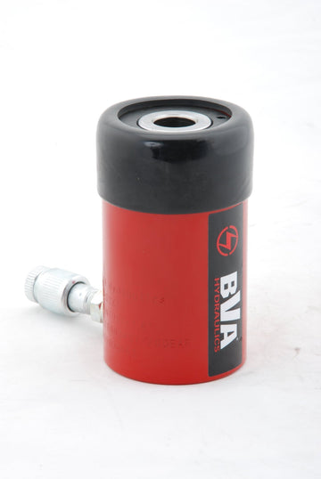 BVA Hydraulics - 12 Ton 1.6" Stroke S/A Hollow Hole Hyd Cylinder (No Internal Threads) | Hydraulic Cylinders - Bayou Tool