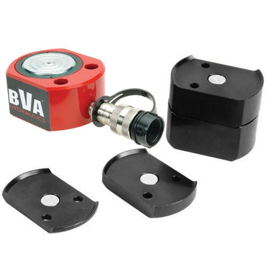 BVA Hydraulics - 30 Ton 0.51" Stroke Flat Body Cylinder Kit | Hydraulic Cylinders - Bayou Tool