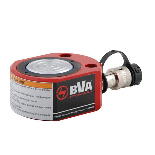 BVA Hydraulics - 50 Ton 0.63" Stroke Flat Body Cylinder | Hydraulic Cylinders - Bayou Tool