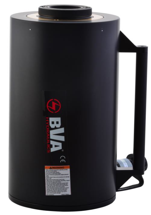 BVA Hydraulics - 60 Ton 6" Stroke S/A Hollow Hole Aluminum Hyd Cylinder | Hydraulic Cylinders - Bayou Tool