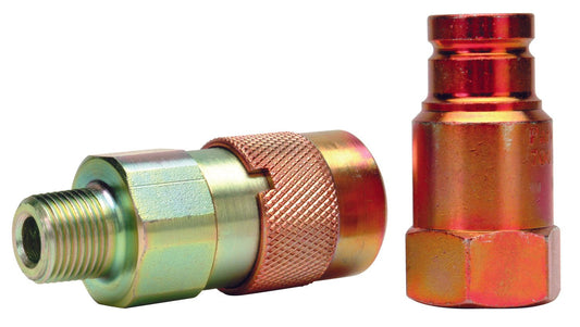 BVA Hydraulics - Coupler Flush-Face Set 3/8"-18 Nptf | Hydraulic Couplings - Bayou Tool