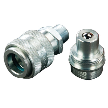 BVA Hydraulics - Coupler High Flow Set 3/8"-18 Nptf | Hydraulic Couplings - Bayou Tool