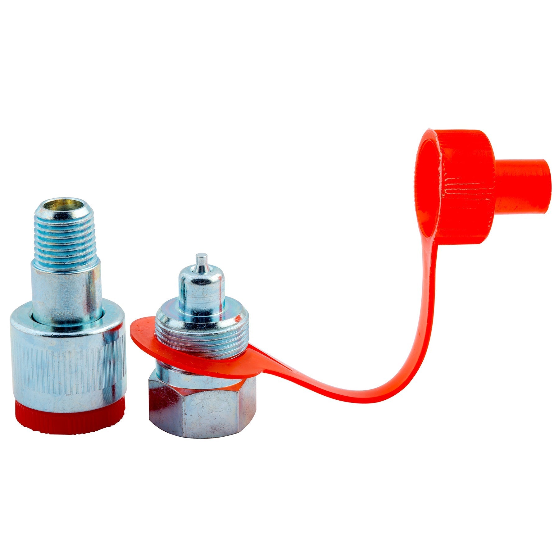 BVA Hydraulics - Coupler Zinc Regular Flow Set 1/4"-18 Nptf | Hydraulic Couplings - Bayou Tool