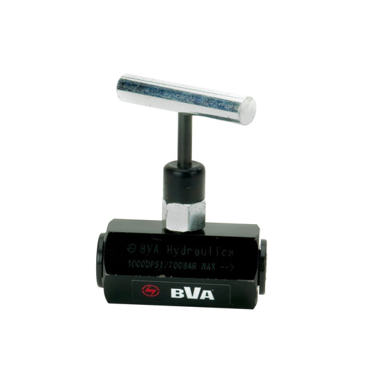 BVA Hydraulics - Female Needle Valve, 3/8" Nptf | Hydraulic Needle Valves - Bayou Tool