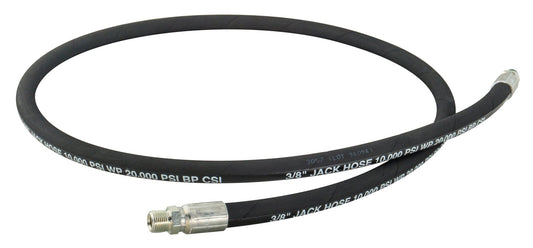 BVA Hydraulics - Hose Hyd Rubber 3/8"Id 6 Ft 3/8"-18 Nptf Ends - 10,000 Psi | Hydraulic Hoses - Bayou Tool