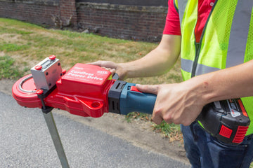 REED Power Drive  Industrial-Grade Drill Head for Pipe Work by Reed Mfg - Pipeline Tool