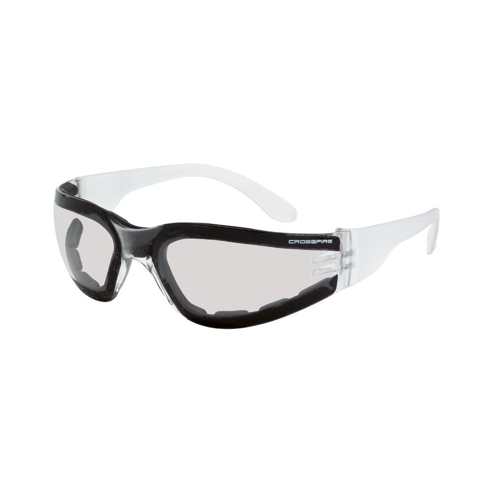 Crossfire Shield Foam Lined Safety Eyewear - Bayou Tool