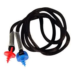 Custom Radians Earplugs Neck Cord - Black Maximum Comfort and Protection - Bayou Tool