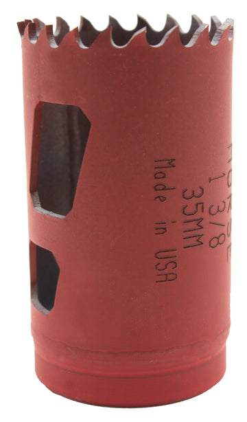 REED Hole Saw,1-3/8Dia 1-1/2Cutdepth  High-Strength Component for Equipment Repair and Tooling