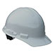 a white hard hat on a white background