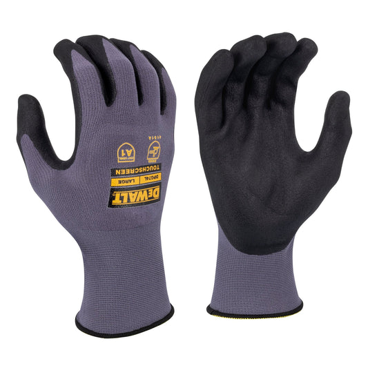 DEWALT DPG74 Touchscreen Micro - Foam Nitrile A1 Cut Glove - Bayou Tool