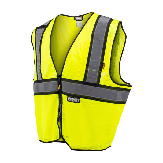 DEWALT DSV221 Class 2 Contrasting Trim Economy Mesh Vest - Bayou Tool