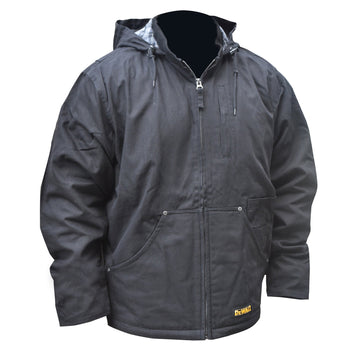 DEWALT Men's Heated Heavy Duty Work Coat Bare Black - Bayou Tool