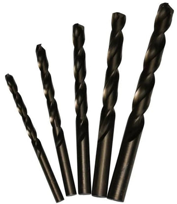 Drill America - 1/4 - 1/2 Cobalt Heavy Duty Standard Jobber Length Drill Bit Set Plastic Case Pouch - Bayou Tool