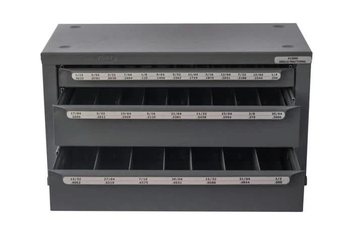 Drill America - 33/64 - 3/4x64ths Taper Shank Drill Index Dispenser - Bayou Tool