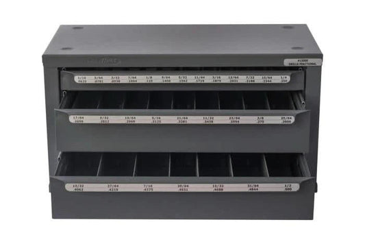 Drill America - 33/64 - 3/4x64ths Taper Shank Drill Index Dispenser - Bayou Tool