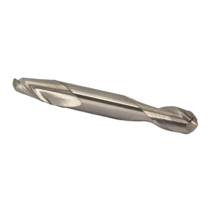 Drill America - 3/64 High - Speed Carbide 2 Flute Uncoated (Bright) Double End Ball End Mill - Efficient 2 Flute Structure with Uncoated Bright Finish - Bayou Tool